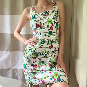 vintage 1960s mod shift dress